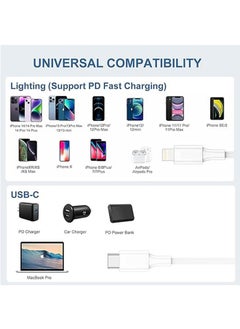 OASIS DESERT iPhone USB C to Lightning cable 1M [Apple MFi certified] iPhone Fast Charger cable Type C charger cable, suitable for iPhone14/13 ProMax/13 Pro/13/12/11/iPad Pro/X/XS/XR/8/8 Plus/SE and More  - Image 3