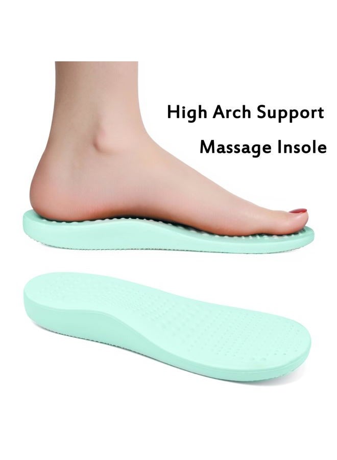 INMINPIN Women and Men Orthopedic Clogs Arch Support Garden Shoes Sandals Slippers with Plantar Fasciitis Feet Insoles, Sweet Pink, 6-7 Women/4.5-5.5 Men - Image 3
