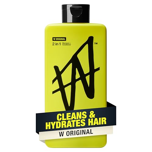 W by Jake Paul Mens 2in1 Shampoo and Conditioner Full Looking Hair Deep Clean Hydrating Original Scent 16 fl oz - Image 1