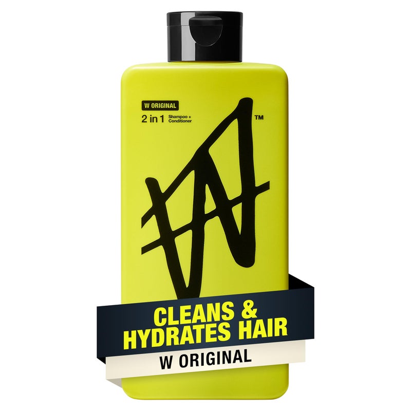 W by Jake Paul Mens 2in1 Shampoo and Conditioner Full Looking Hair Deep Clean Hydrating Original Scent 16 fl oz - Image 3