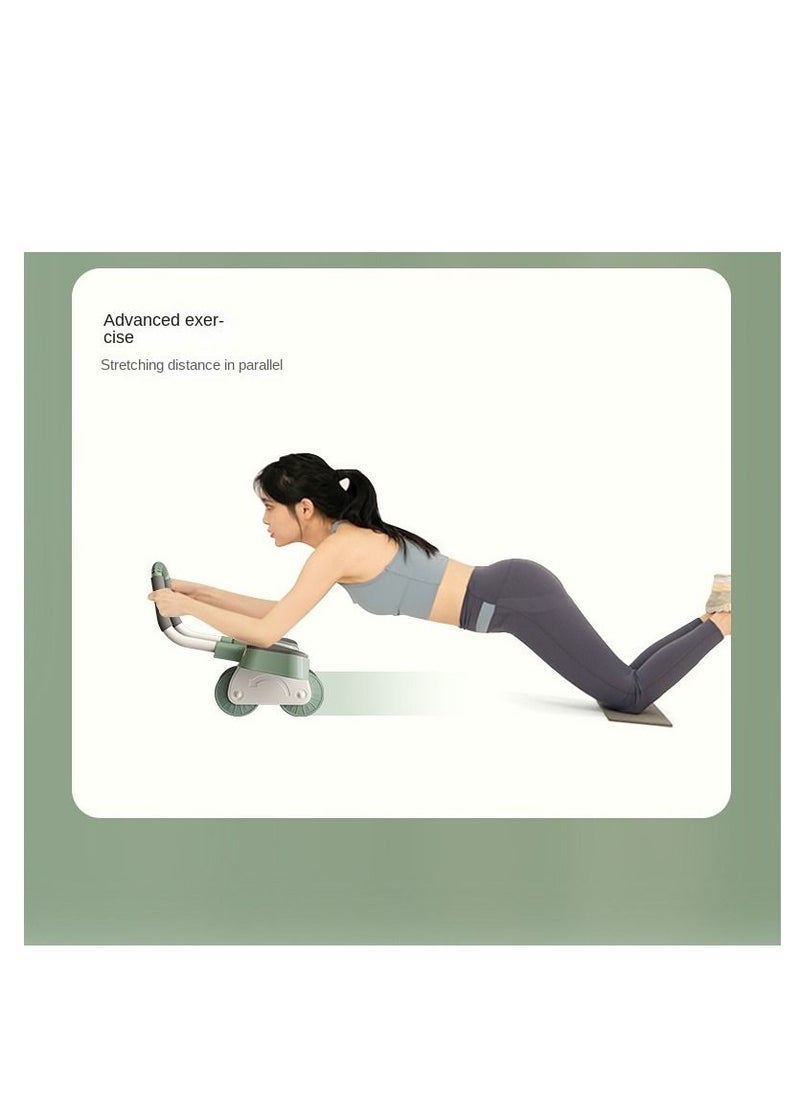 Y&D - 2 and 1 Smart Ab Wheel, Built-in Chip, Accurate Recording, Automatic Rebound Abs Workout Equipment, Good Stability, Free Thickened Pads, Not Hurting the Knees - Image 1