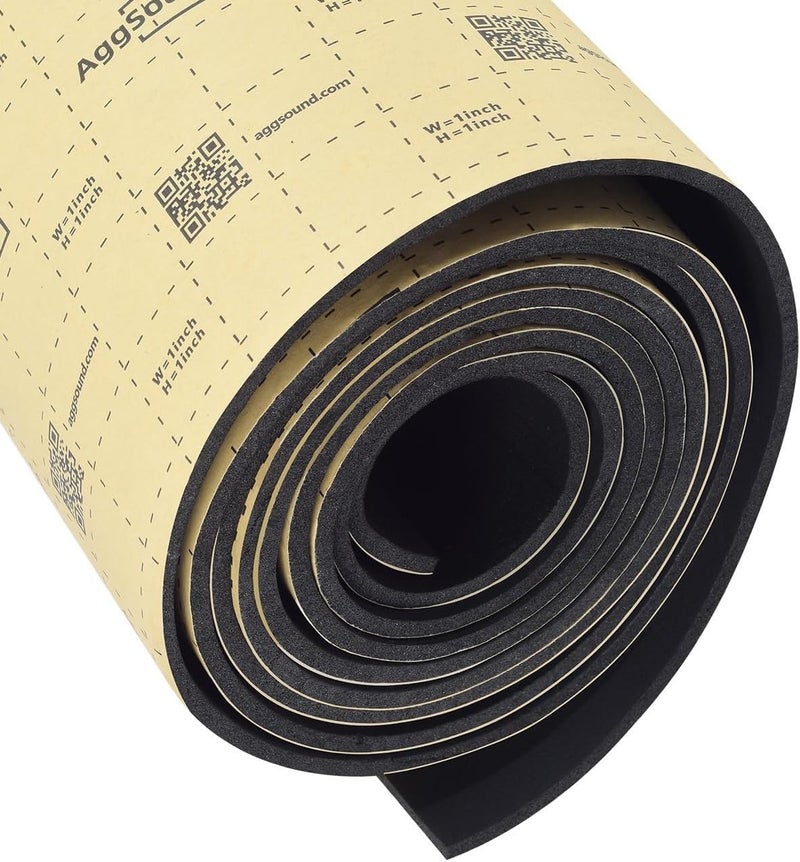 AggSound Sound Deadening Mat 157mil (4 mm) - 24 sqft Closed Cell Foam for Automotive Insulation - Image 1