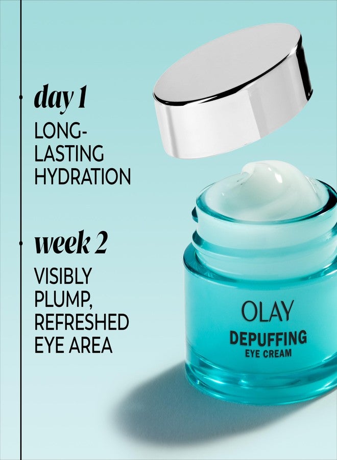 Olay Hyaluronic + Peptide 24 Gel Eye Cream, Fragrance-Free, 0.5oz (15 mL) - Image 4