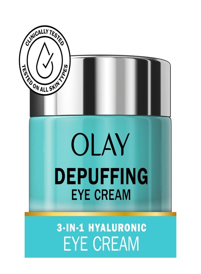 Olay Hyaluronic + Peptide 24 Gel Eye Cream, Fragrance-Free, 0.5oz (15 mL) - Image 2
