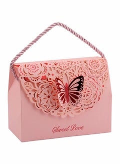 Excefore Decorative Boxes Gift Bags Butterflies with Handle, Wedding Driew Party Favor Bags Paper for Anniversary, Birthday Parties, Baby Shower, Bridal Showers  - Image 1