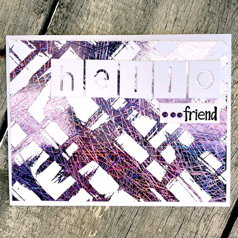 iCraft Deco Foil Transfer Sheets by Brutus Monroe, 6" x 12", 10 Sheets per Pack, Purple Sketch - Image 2