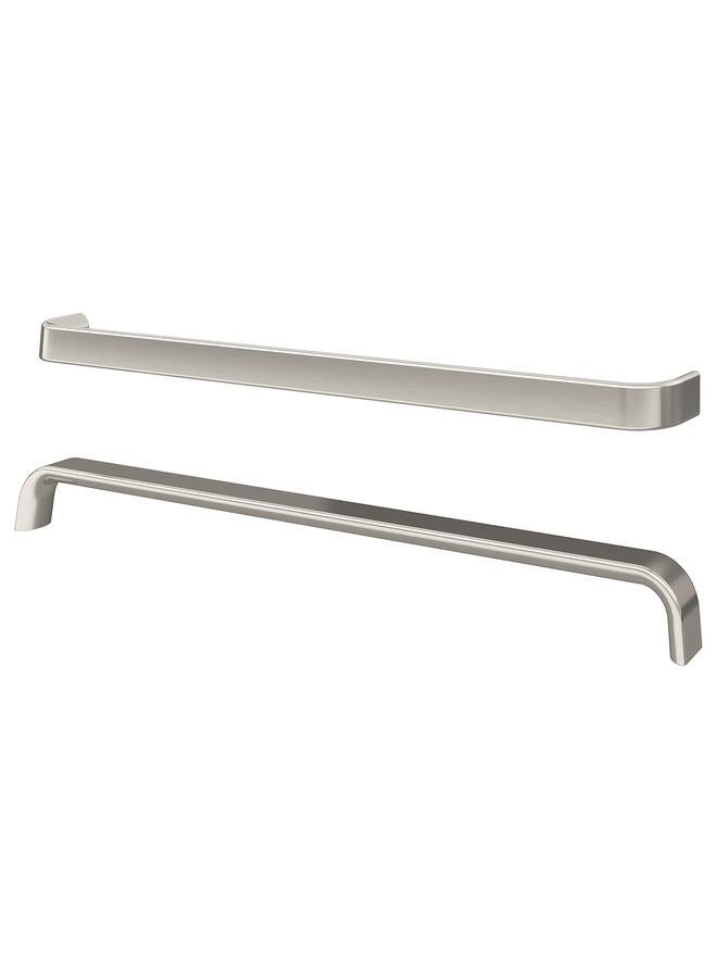 Zaboon Handle, stainless steel colour, 394 mm - Image 1