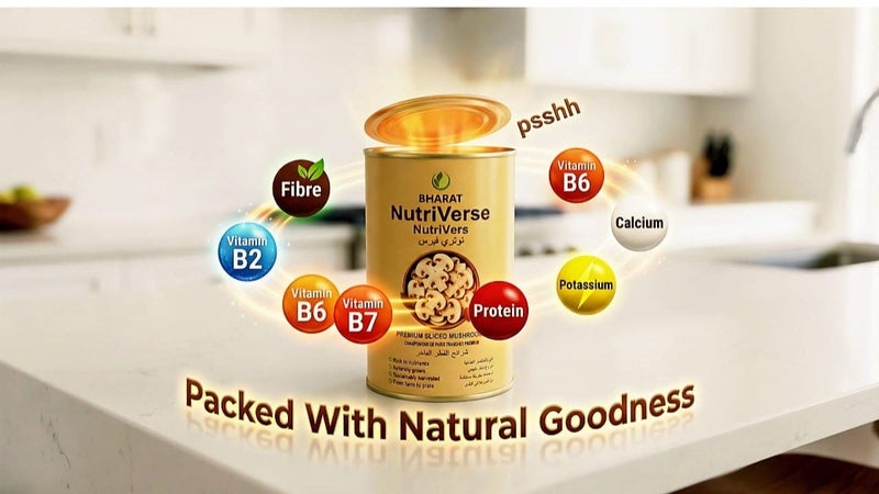 BHARAT NutriVerse Premium Slice mushroom Ready to Eat - Image 1