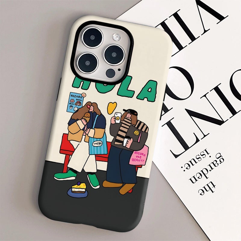 Shockproof Silicone Full Coverage Phone Case for iPhone 16/15/14/13 - Image 2