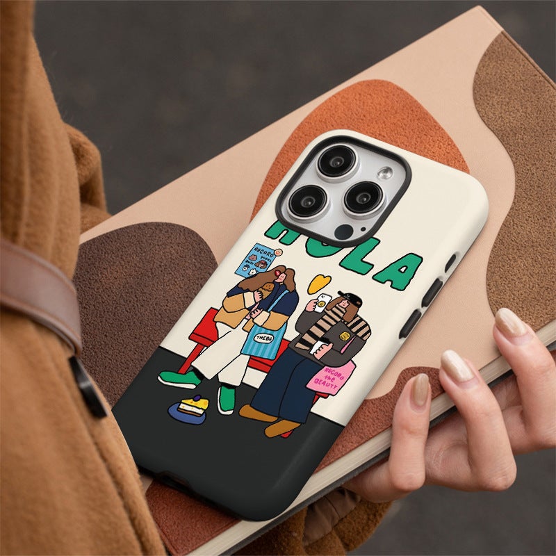 Shockproof Silicone Full Coverage Phone Case for iPhone 16/15/14/13 - Image 4