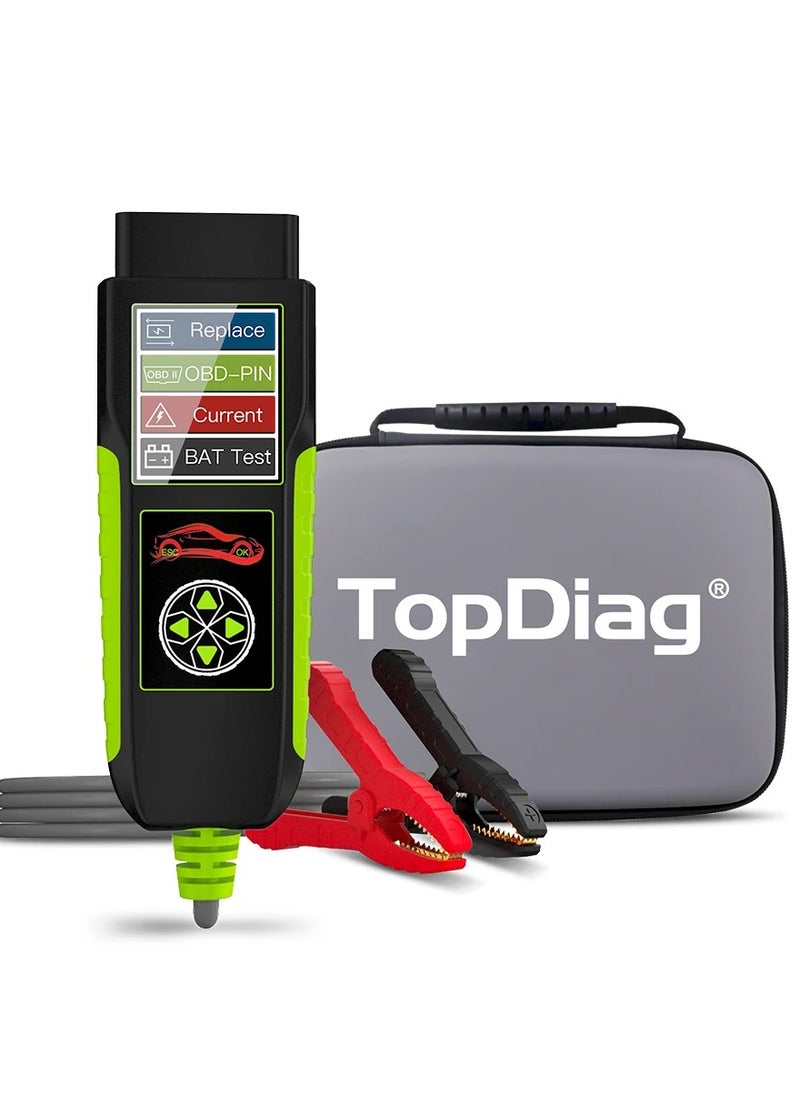 TopDiag Bt400 12v/24v Car Battery Tester Leakage Waveform Obd Voltage Detection Electrical System Diagnosis Tool  - Image 1