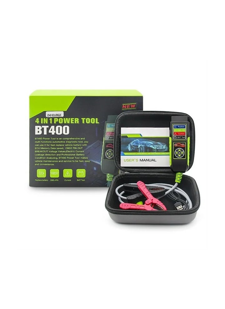 TopDiag Bt400 12v/24v Car Battery Tester Leakage Waveform Obd Voltage Detection Electrical System Diagnosis Tool  - Image 2