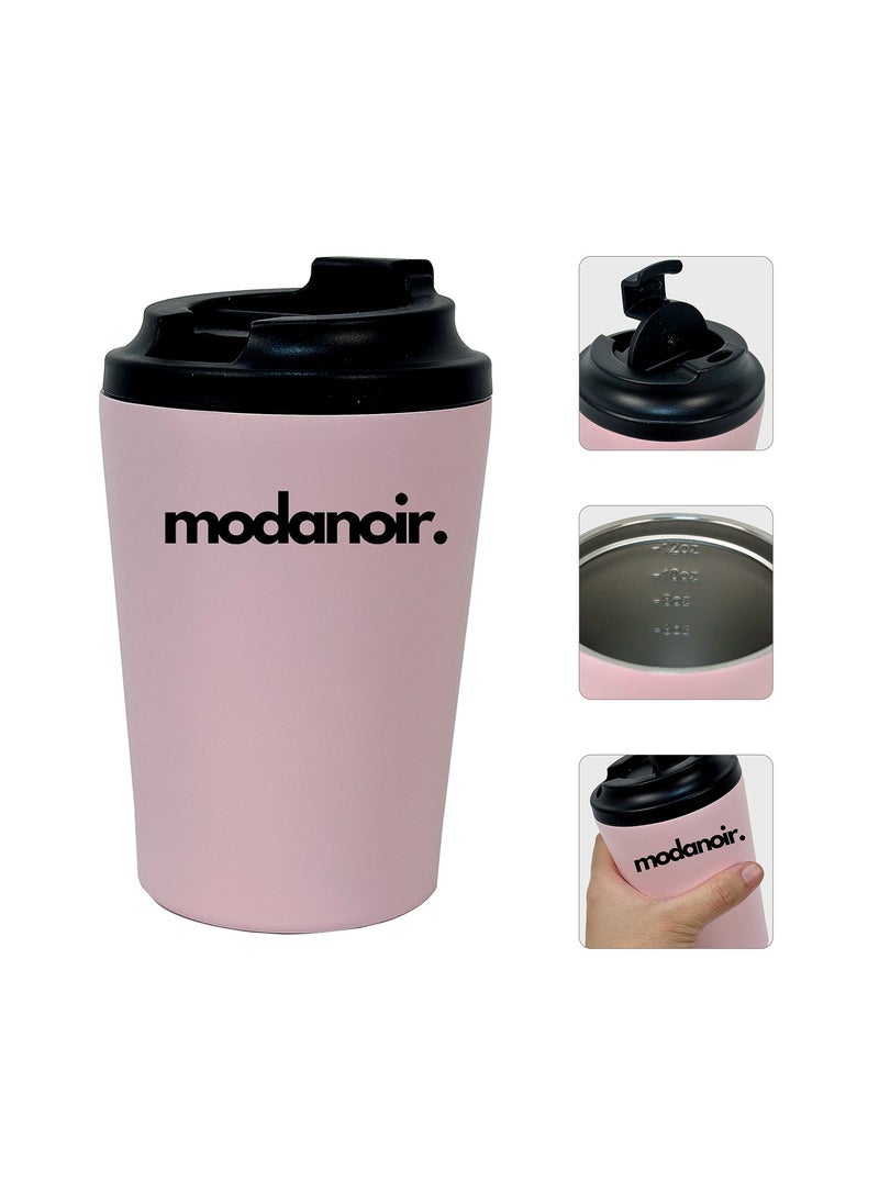 MODANOIR Modanoir Travel Coffee Mug Stainless Steel Vacuum Ice and Hot Drinks Insulated Tumbler for Home Office Outdoor Works  - Image 3