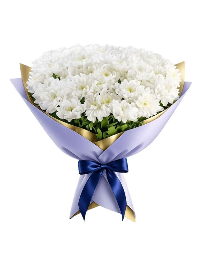 Chrysanthemum , White - 08 stems, Netherlands