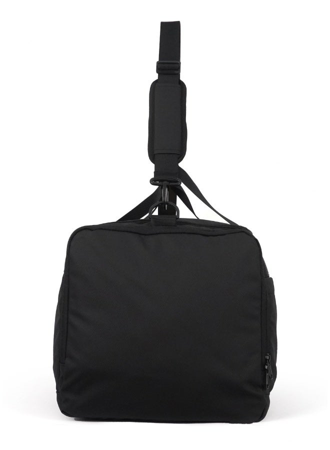Timberly Travel Duffel Bag with Shoe Compartment, Gym Sports Overnight Carry On Bag for Men and Women, Black - Image 4
