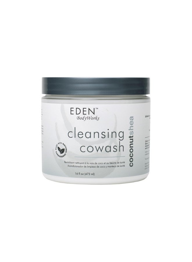 eden bodyworks Coconut Shea Cleansing Cowash | 16 Oz | Remove Build Up, Cleanse, Control Frizz & Soften Hair - Packaging May Vary - Image 1