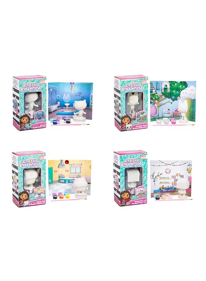 Gabby's Dollhouse اصنع شخصياتك الخاصة - 4 شخصيات متنوعة - مجموعة حرفية إبداعية للأطفال | لعبة غابي من نتفليكس | للأعمار 3 سنوات فما فوق - Image 1