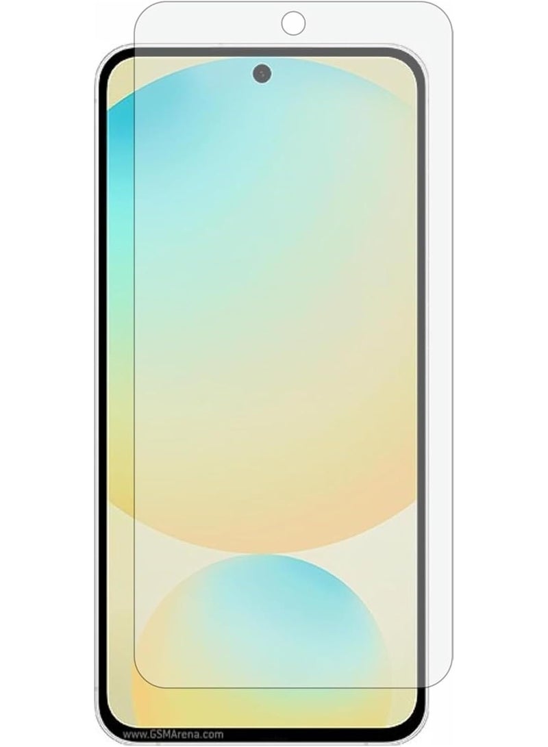 Muzz Screen Protector Compatible With Samsung Galaxy S24 FE HD Full Coverage Scratch Resistant Bubble Free 9H Hardness Premium Quality Tempered Glass Transparent Samsung Galaxy S24 FE