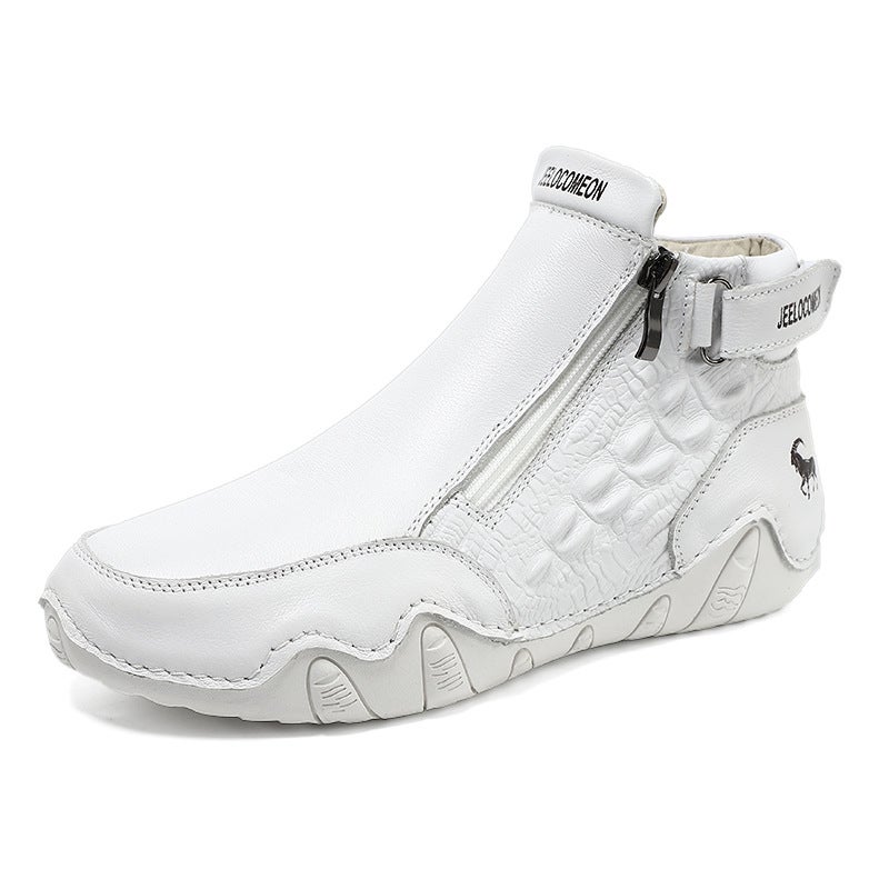 Warm Leather Martin Boots - Image 5