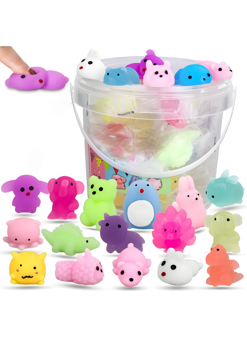 36 Pcs Party Favors for Kids, Squishies Mochi Squishy Toys, Mini Kawaii Animals Fidget Sensory Toys Favors for Classroom Prizes, Birthday Gift, Goodie Bag Stuffers (Random) - Image 1