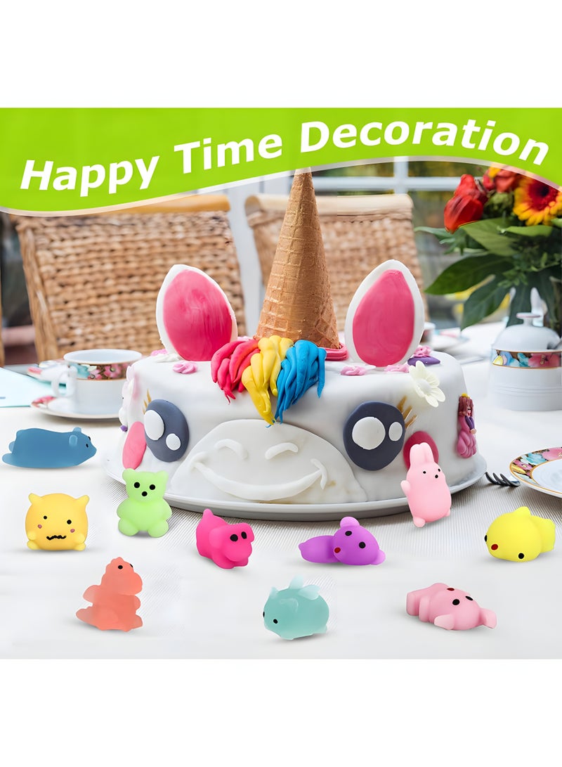 36 Pcs Party Favors for Kids, Squishies Mochi Squishy Toys, Mini Kawaii Animals Fidget Sensory Toys Favors for Classroom Prizes, Birthday Gift, Goodie Bag Stuffers (Random) - Image 5
