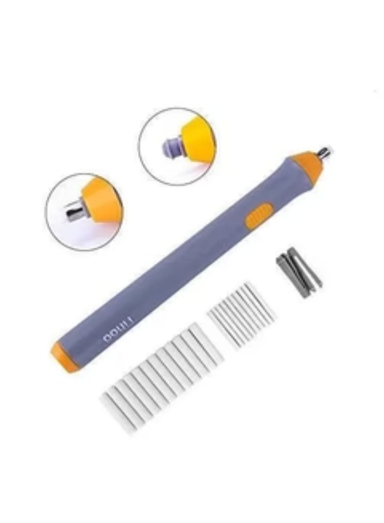 Keep Smiling Electric Eraser With 2 Plastic Rubber Jacket, 8 2.3mm Rubber & 8 5mm Rubber - No:EE-0002 - Image 3