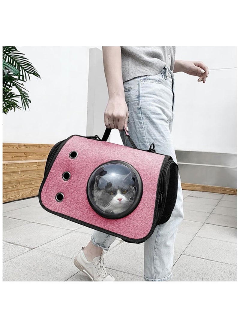 A.M Pet Carrier for Small Cat & Dog, Fashionable Cat Cage for Walking, Hiking,Shopping - Image 4