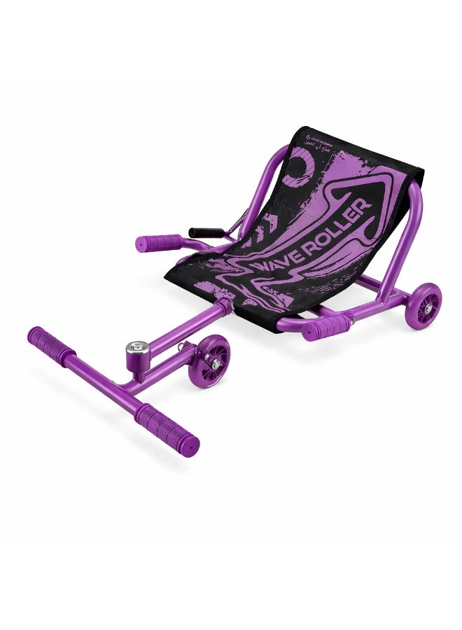 ALBADER Kids Wiggle Scooter Adjustable Sizes with Fabric Seat Removable No Handlebar, Wave Scooter, Scooter 3 Wheel Light Up PU Wheels Kids Balance Scooter Indoor Outdoor Durable Up to 100kg Multi Color Kids Scooter Adjustable, Foldable Roller Scooter Ride On - Image 1