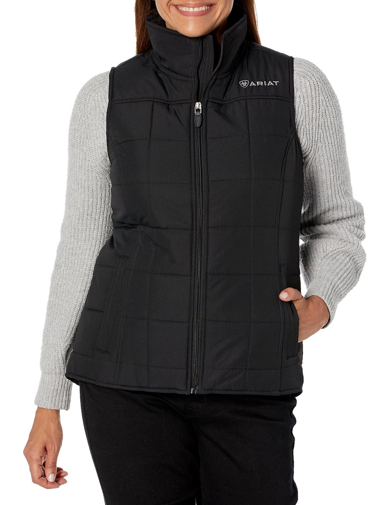 ARIAT Womens Wms Crius Ins Black Vest Black XLarge US