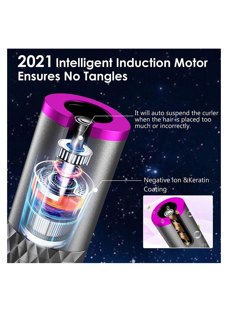 New Wireless hair curler automatic curly hair machine professional cordless portable USB auto curling iron - Image 4