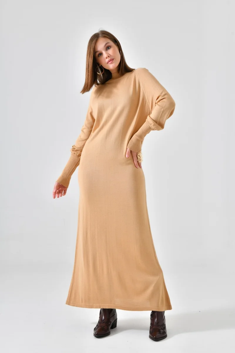 جارمي Ftz Women Women's Plain Basic Tunic Biscuit