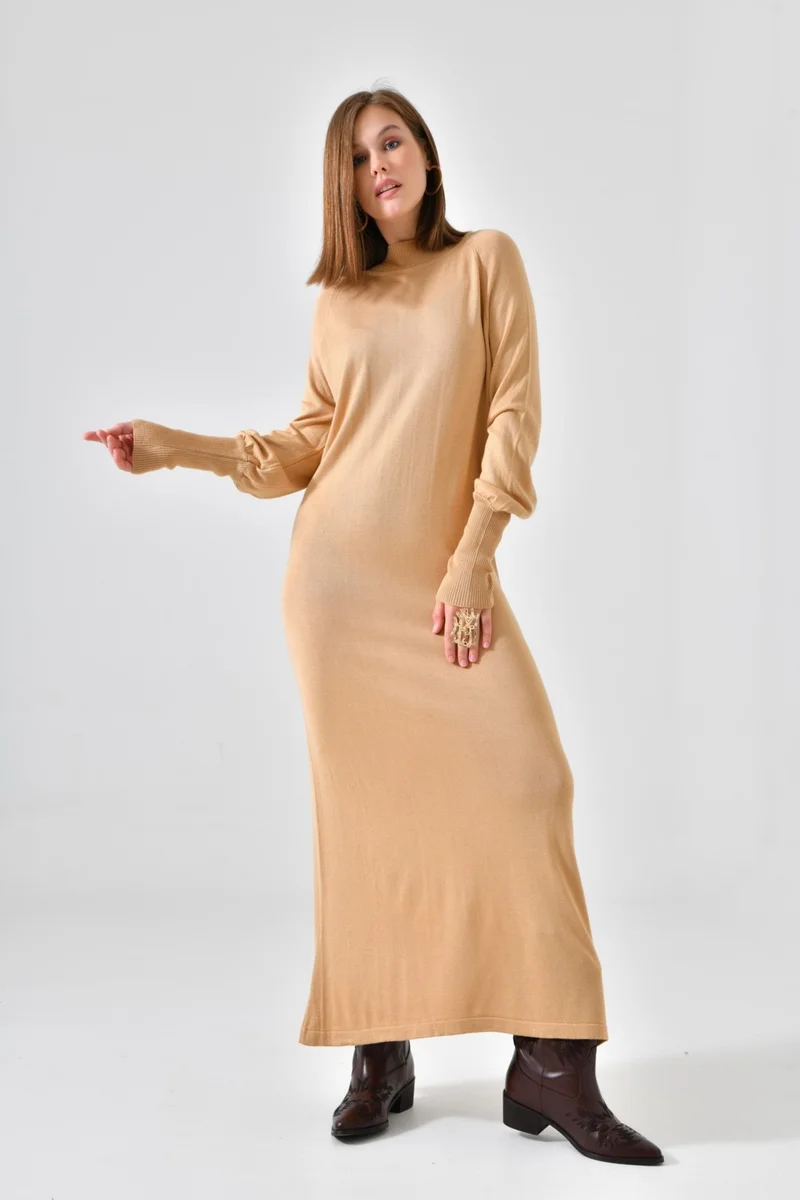 جارمي Ftz Women Women's Plain Basic Tunic Biscuit