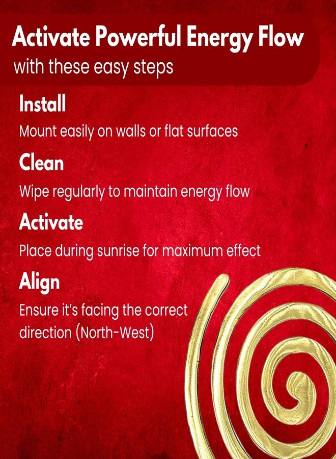 Plus Value Brass Helix Vastu Remedies for North-West Vaastu Dosh Defects (Size 6 Inches, 1 Pc) - Image 5