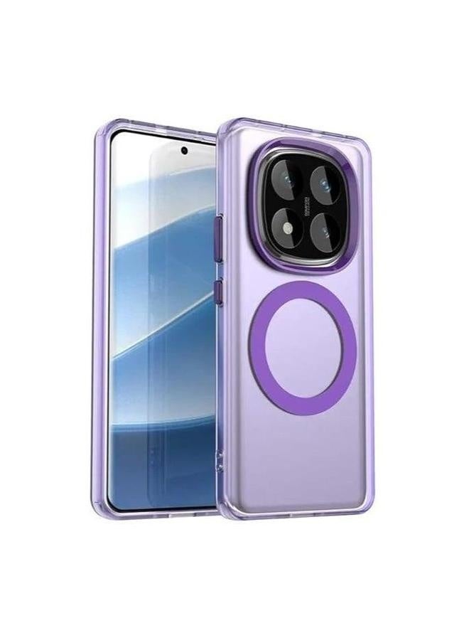Clear Case Compatible with Xiaomi Redmi Note 14 Pro Plus, Mag-Safe, Shockproof High-Grade Protection, Yellowing Resistant, Magnetic Classic Hybrid 
