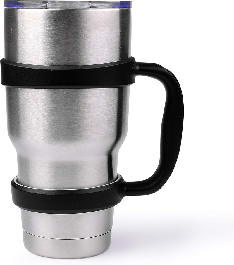 STRATA CUPS Tumbler Handle for Yeti Tumbler, RTIC/Ozark Trail Strata/Other Ramblers Cups, No Slip Grip and BPA Free, 890ml, Grey - Image 3