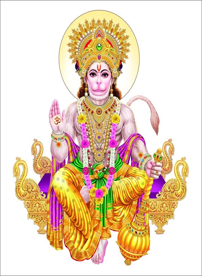 Techgifti ملصق حائط ديني متعدد الألوان من Techgifti (Techgifti_god desg_03) - Image 1