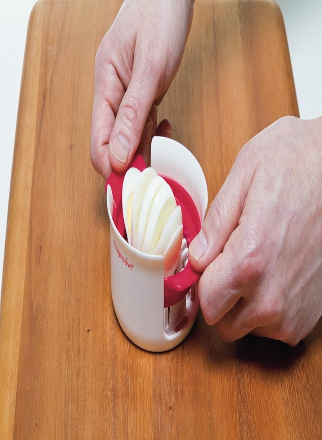 Prepworks by Progressive Compact Egg Slicer,white, red and yellow - Image 2