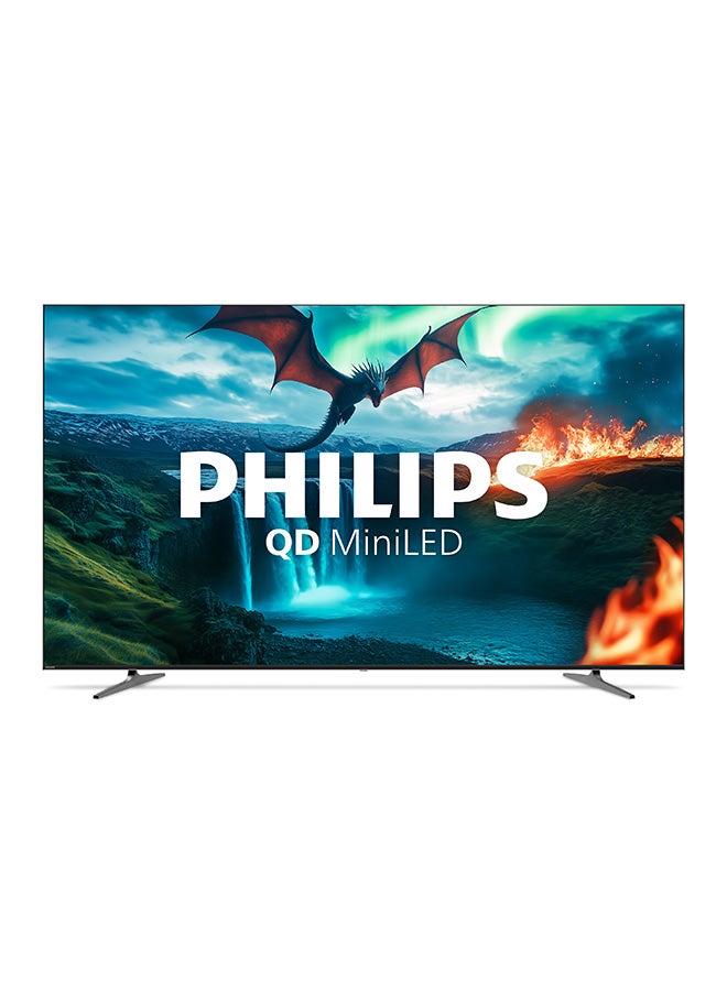 Philips 100 inch  QD MiniLED 4K Google TV | 144Hz HDMI 2.1 Gaming TV with VRR & ALLM | Dolby Vision, Dolby Atmos | Premium Smart TV 100MLED800/56 black - Image 2