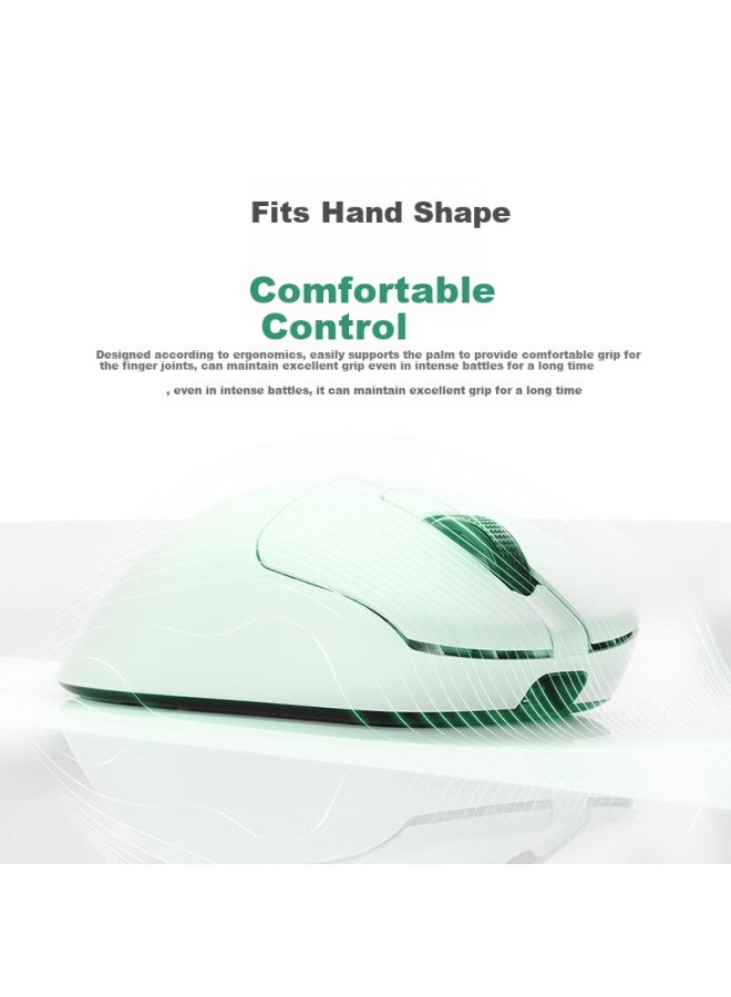 Ajazz Aj179Nl Star Flash Three-Mode Gaming Mouse Lightweight Design Star Flash Three-Mode Paw3311 800Mah Gaming High Appearance Value Rose Red - Image 5