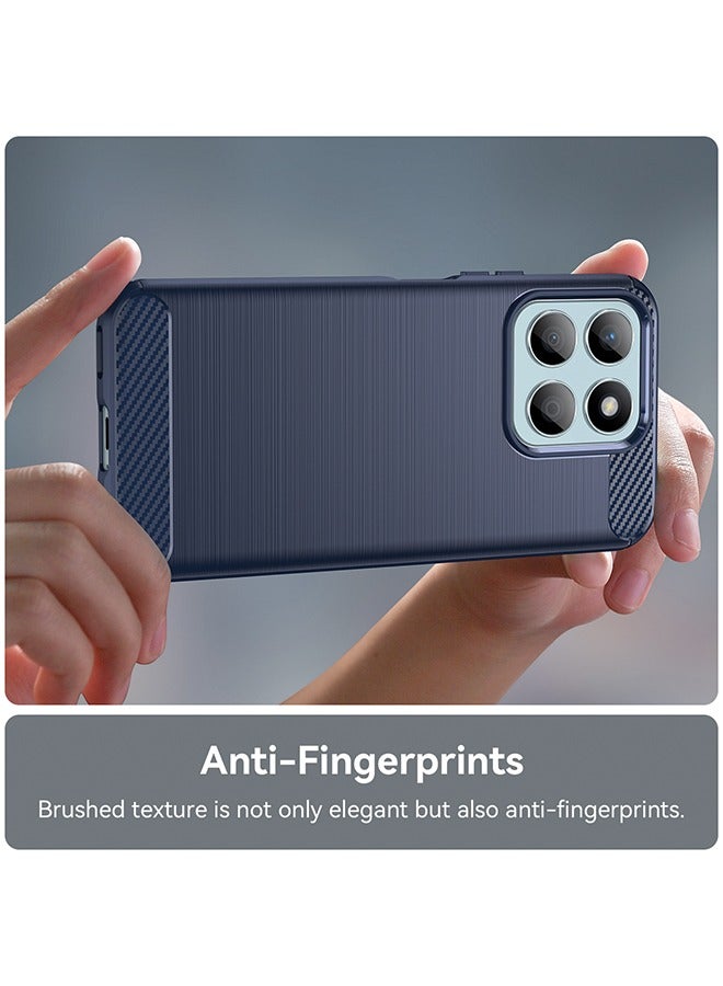 X-level HONOR X8b 4G Case Cover with Carbon Fiber Shockproof Rugged Shell Anti-Scratch Easy Install Anti-Scratch Soft TPU Comfortable Touch Back Cover Protective Accessory for HONOR X8b - Image 3