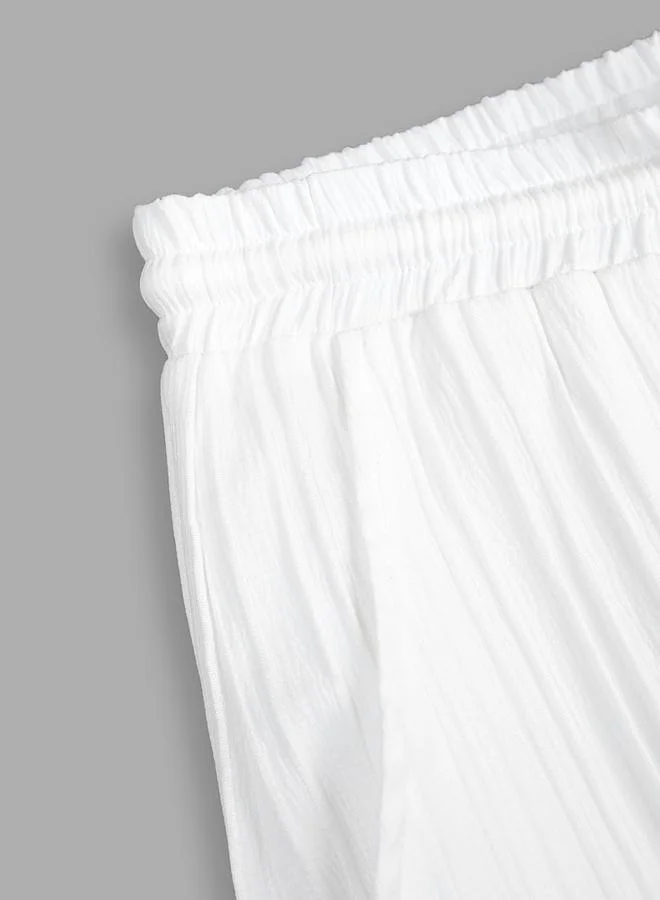 Take Two Solid Short Sleeve Shirt and Pants Co-Ords by Styli