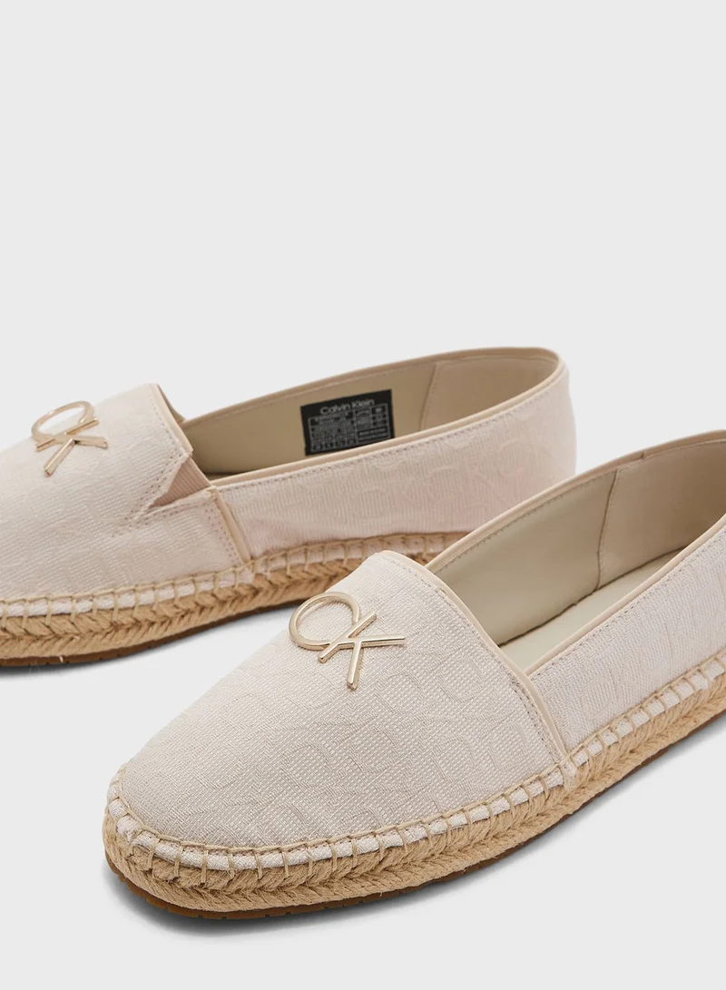 CALVIN KLEIN Logo Detail Espadrilles