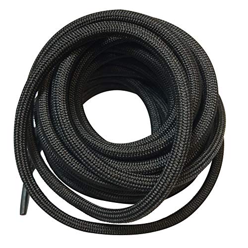 bq B&Q 3 Pairs Heavy Duty Round Boot Laces Shoelaces for Hiking Walking Construction Safety Work Boots Shoes - Image 1
