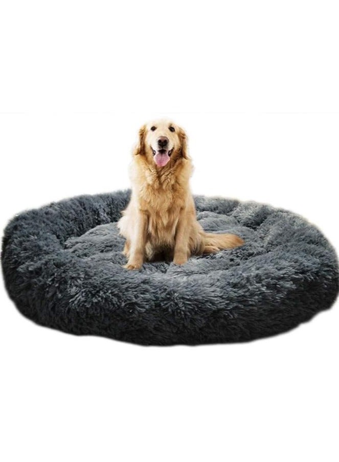 Moro Moro Orthopedic Plush Dog Bed with Soft Fur & Plastic Base – Cozy & Washable Pet Nest - Image 2