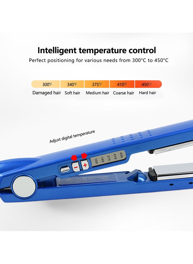 general مستقيم الشعر و مكواة تجعيد الشعر 3 في 1 أيوني - تصميم مزدوج مع ألواح سيراميك - Image 2