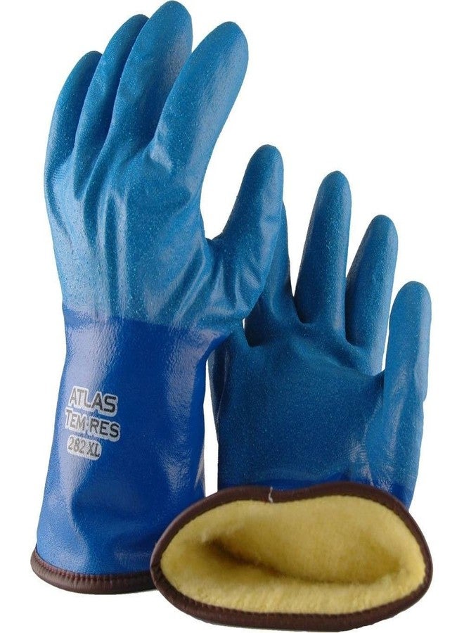 SHOWA Atlas Showa Best 282 TEMRES Insulated Gloves, Waterproof/Breathable TEMRES Technology, Oil Resistant Rough Textured Coating, Acrylic Insulation, Large (1 Pair) - Image 2