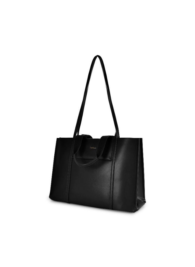 Kanelli PU Tote Bag AAY2411043 Women's Handbag 15.5 Inch Shoulder Bag for Work, Shopping & Everyday Use - Image 4