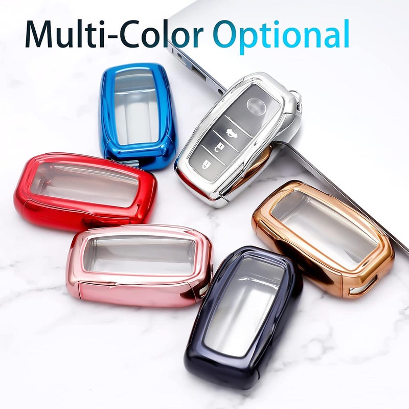 WORCAS Soft TPU Key Fob Cover for Toyota - Image 3