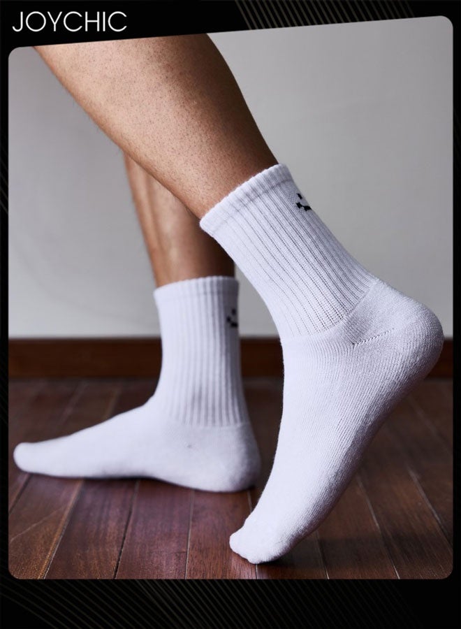 Joychic 6 أزواج من الجوارب الدافئة المتوسطة الطول للرجال لفصل الخريف والشتاء - Image 3