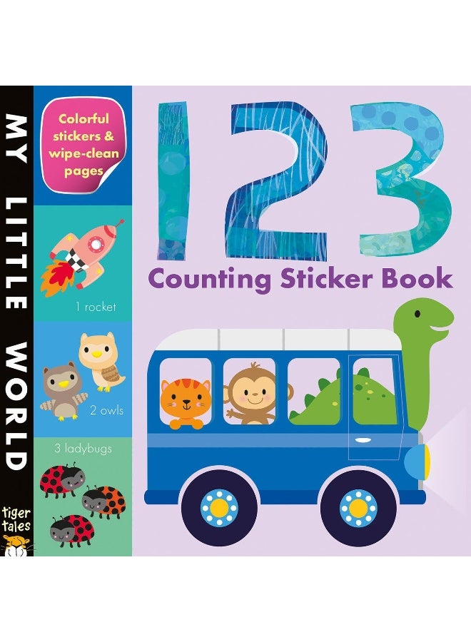 123 Counting Sticker Book (My Little World)